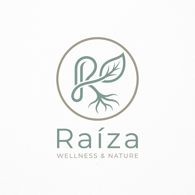 Raíza logotipo